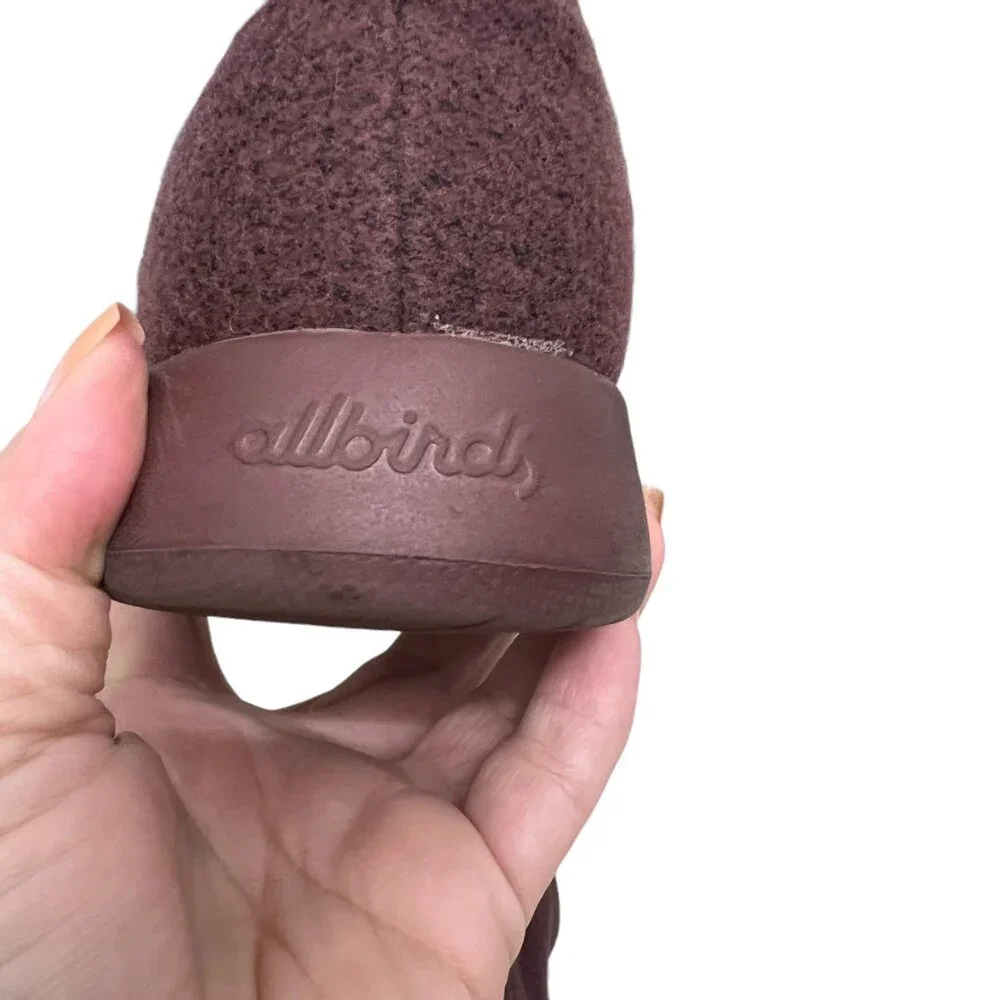 Allbirds Merino Wool Runners Hazy Burgundy Lace Up women's sneakers size 8 - Picture 6 of 9